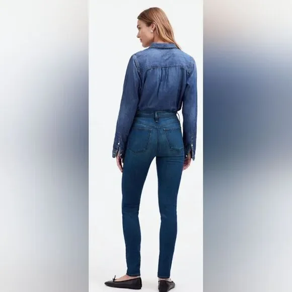 Madewell 10" High-Rise Skinny Jeans NWT size 24 - Picture 2 of 6
